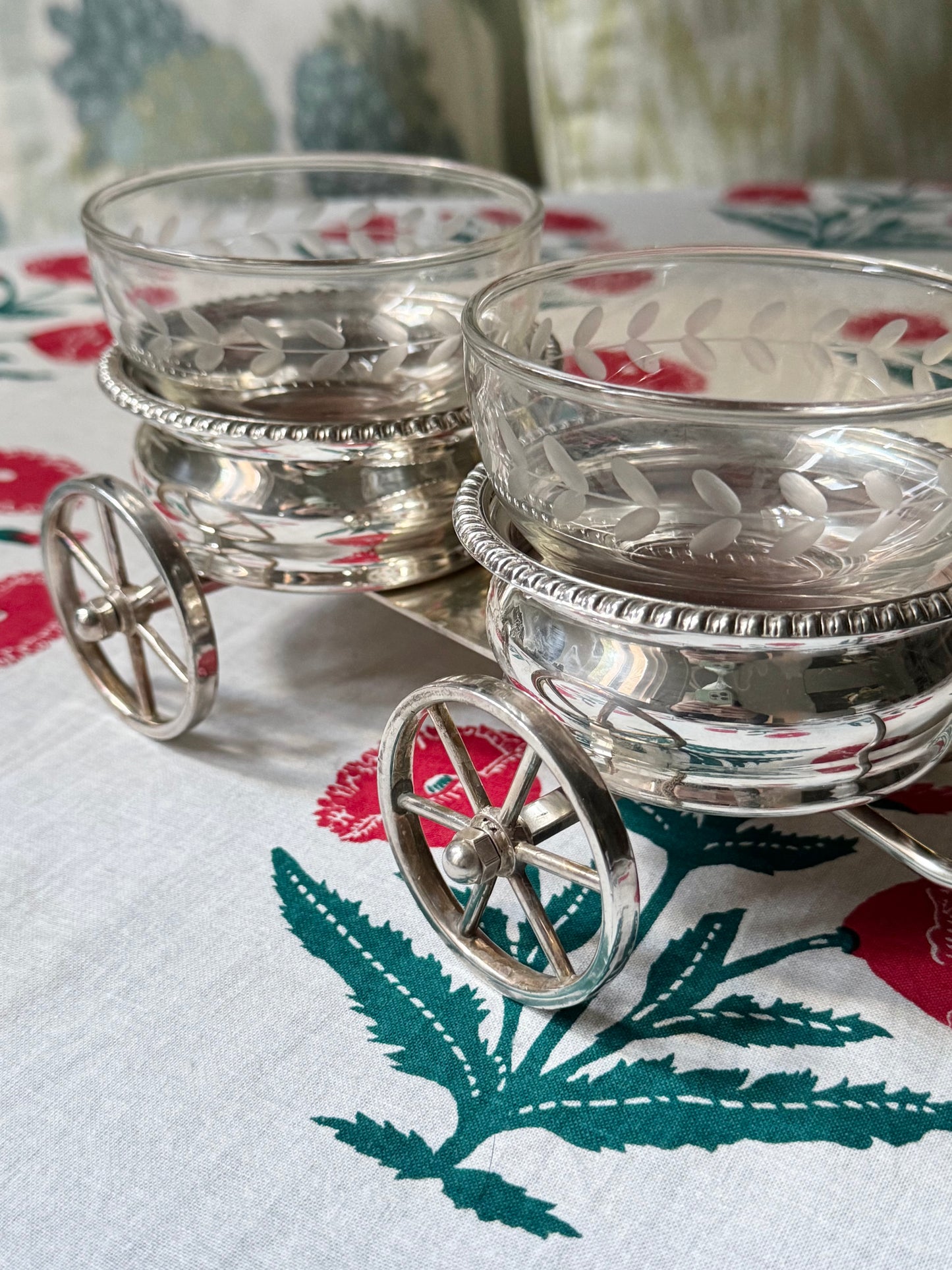 Rolling Condiment Cart
