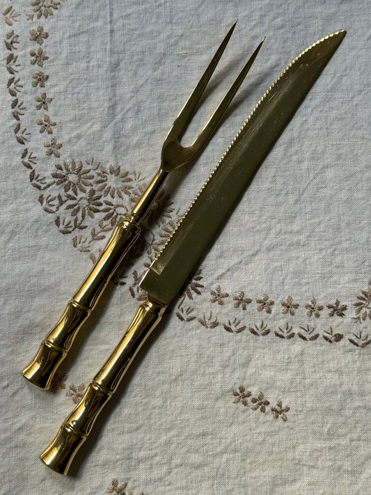 Faux Bamboo Carving Set