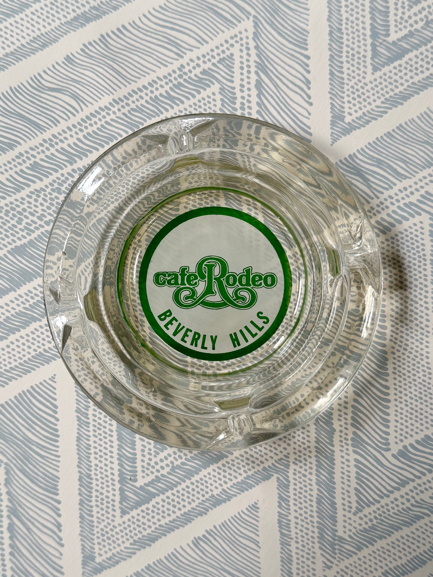 Vintage Café Rodeo Ashtray