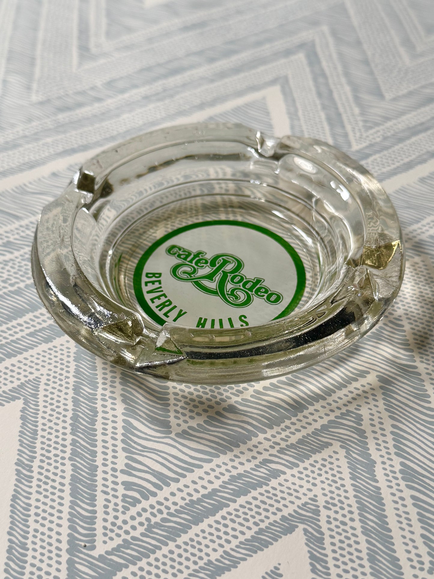 Vintage Café Rodeo Ashtray