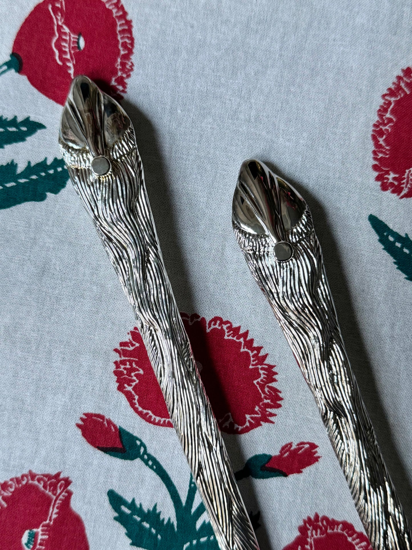 Pair of Santa Serving Spoons