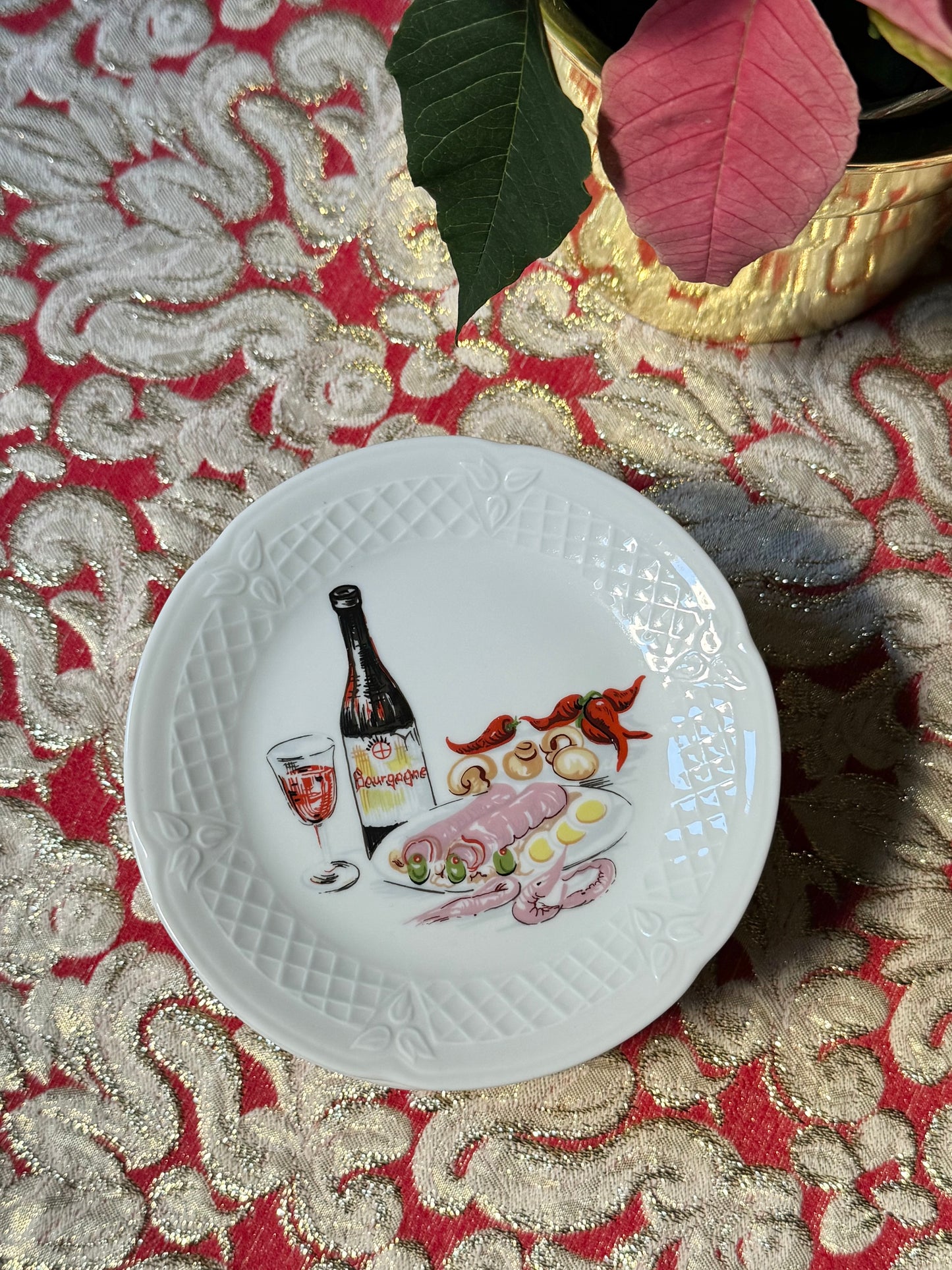 French Porcelain Canapé Plates (8)