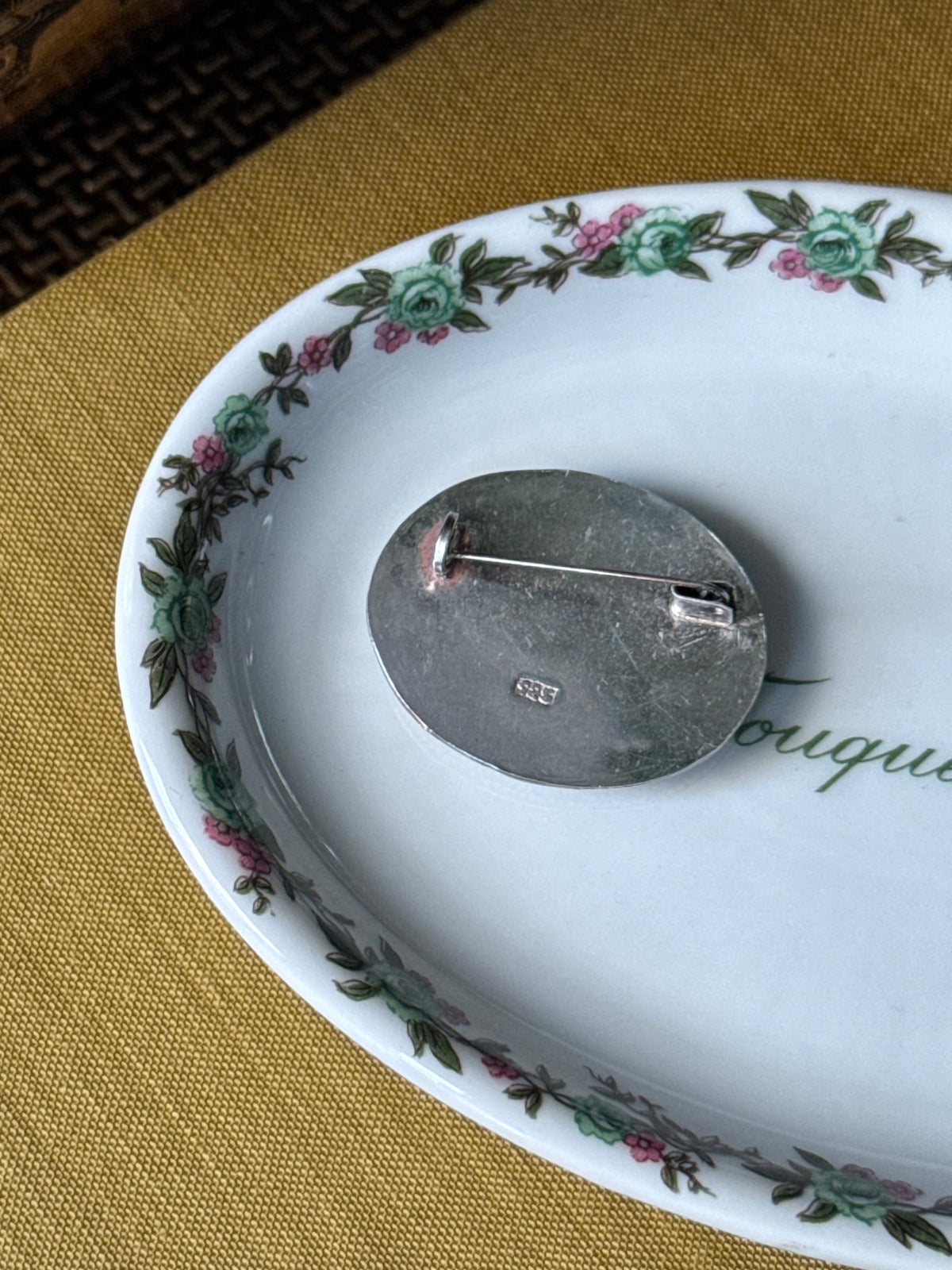 Silver & Lapis Brooch