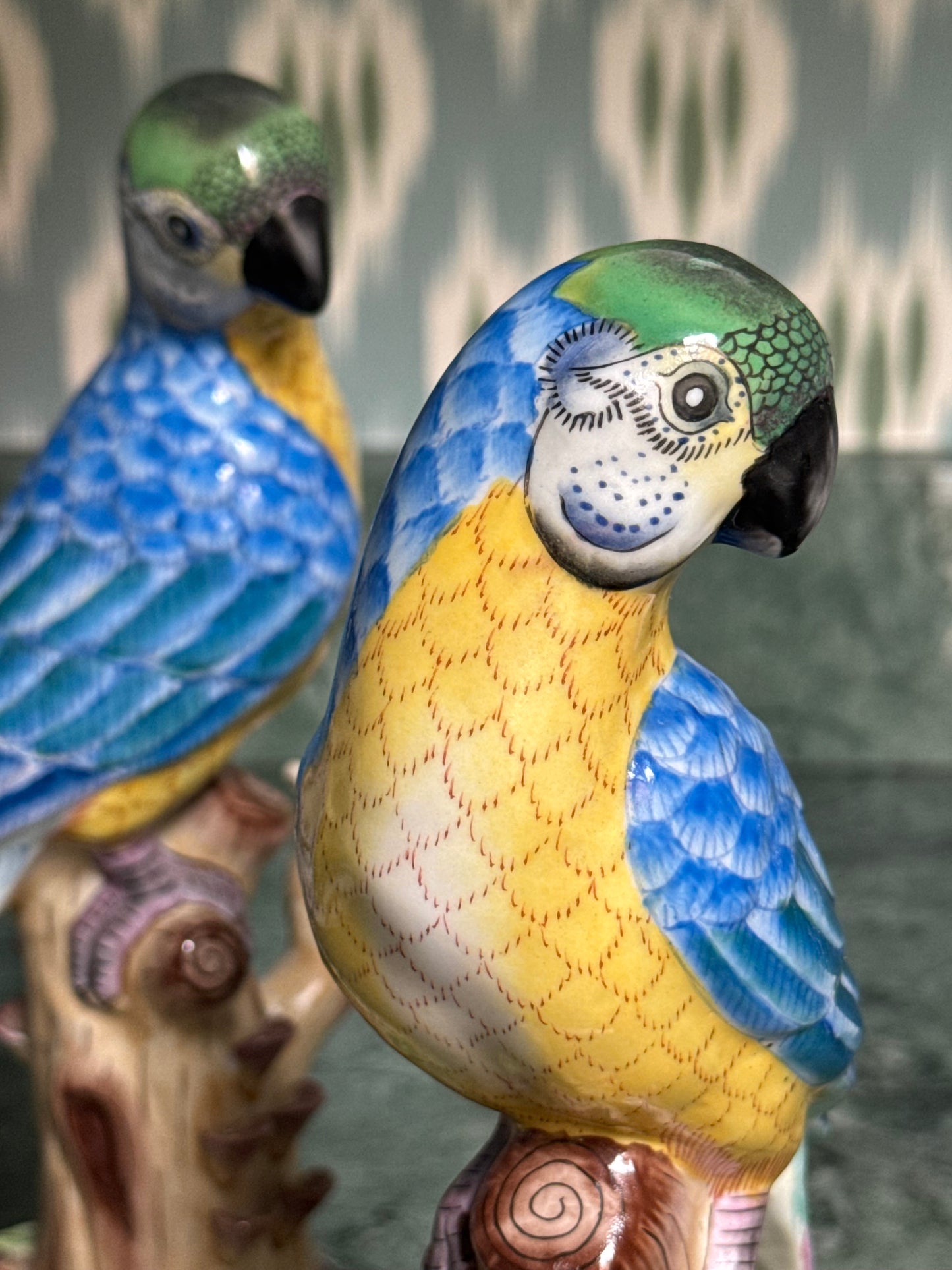 Pair of Vintage Chinoiserie Birds