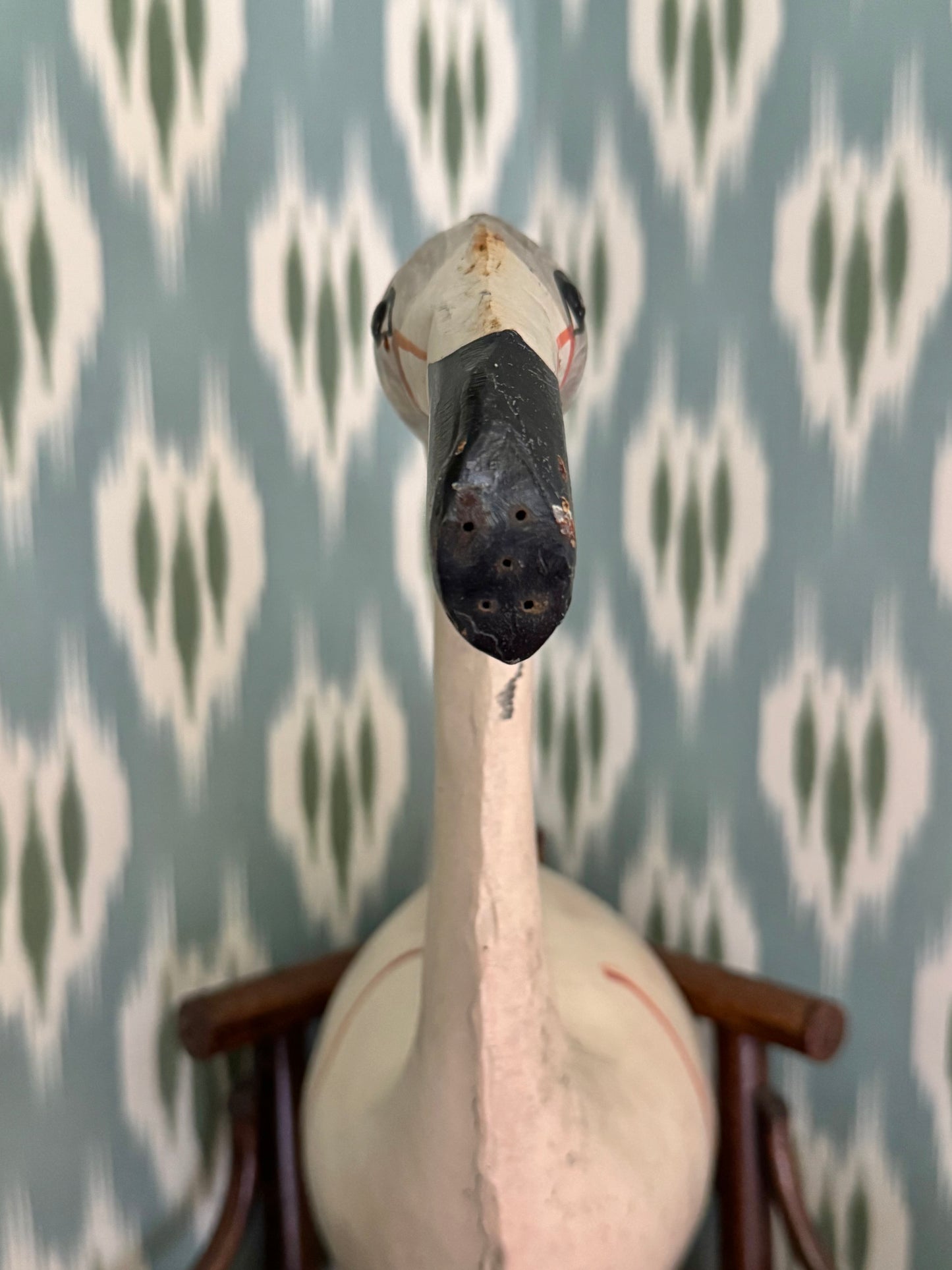 Vintage Toleware Flamingo Watering Can
