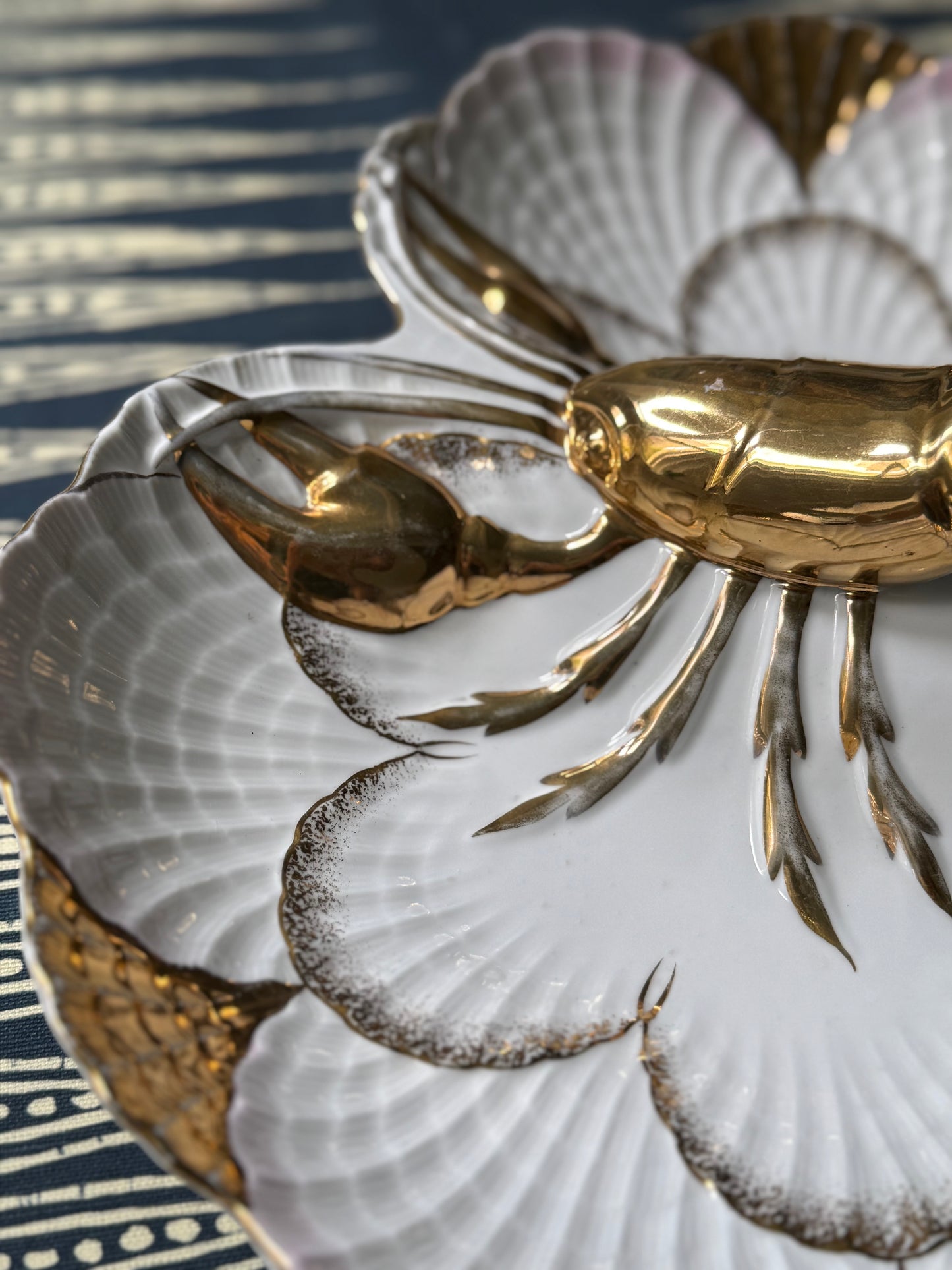 Porcelain Lobster Divided Dish #2
