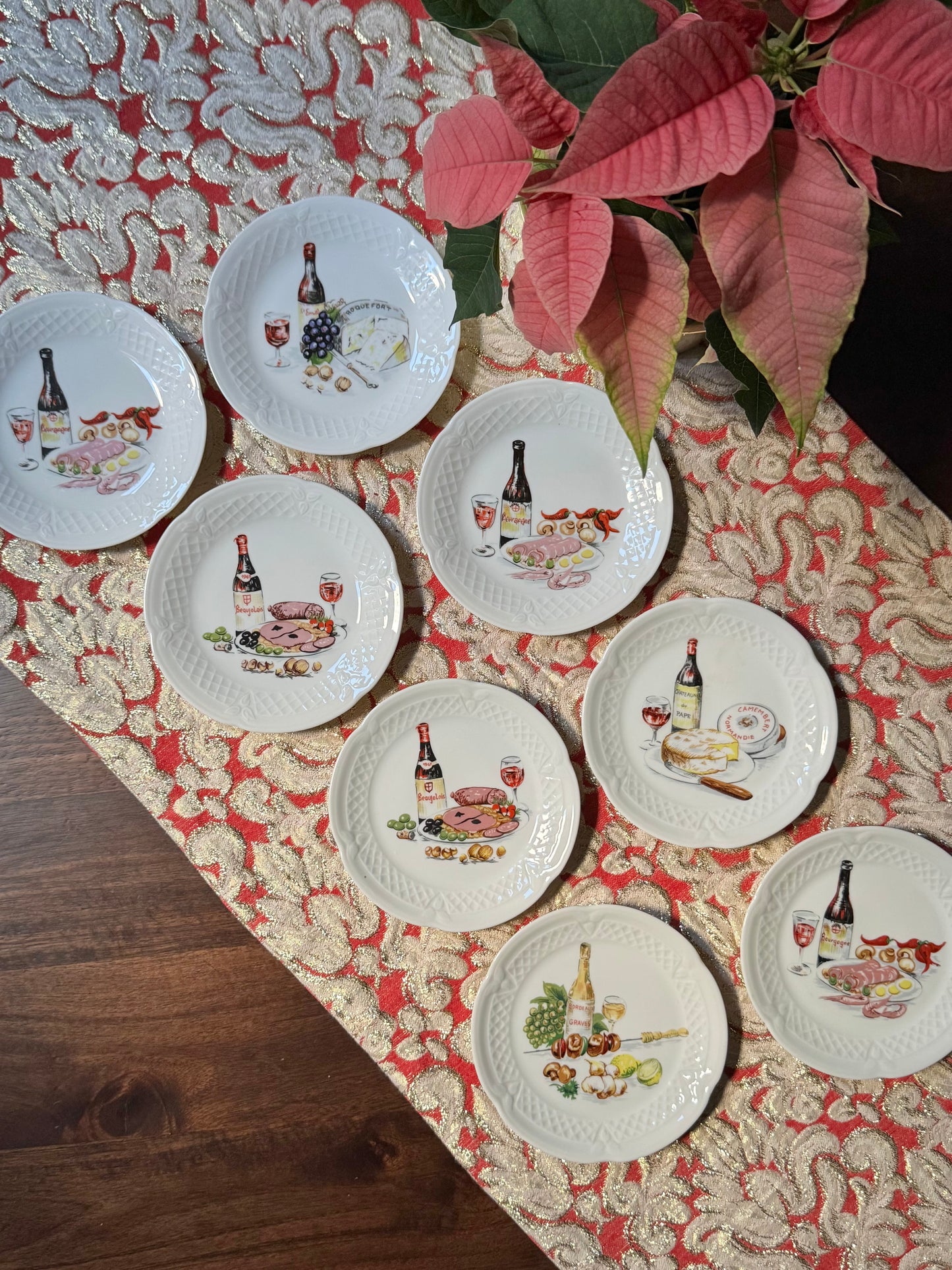 French Porcelain Canapé Plates (8)