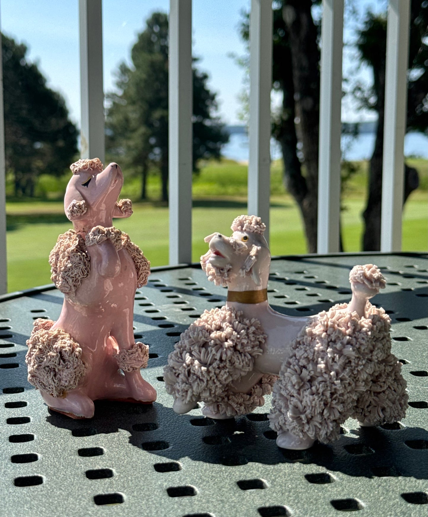 Pair of Porcelain Poodles