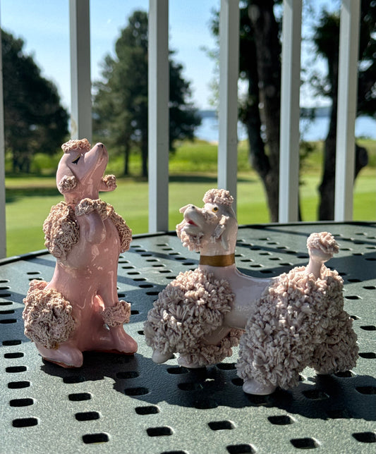 Pair of Porcelain Poodles