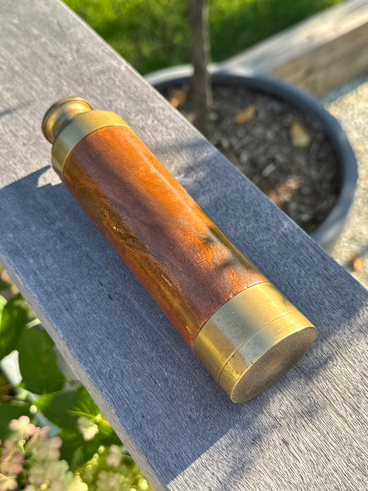 Vintage Brass Telescope