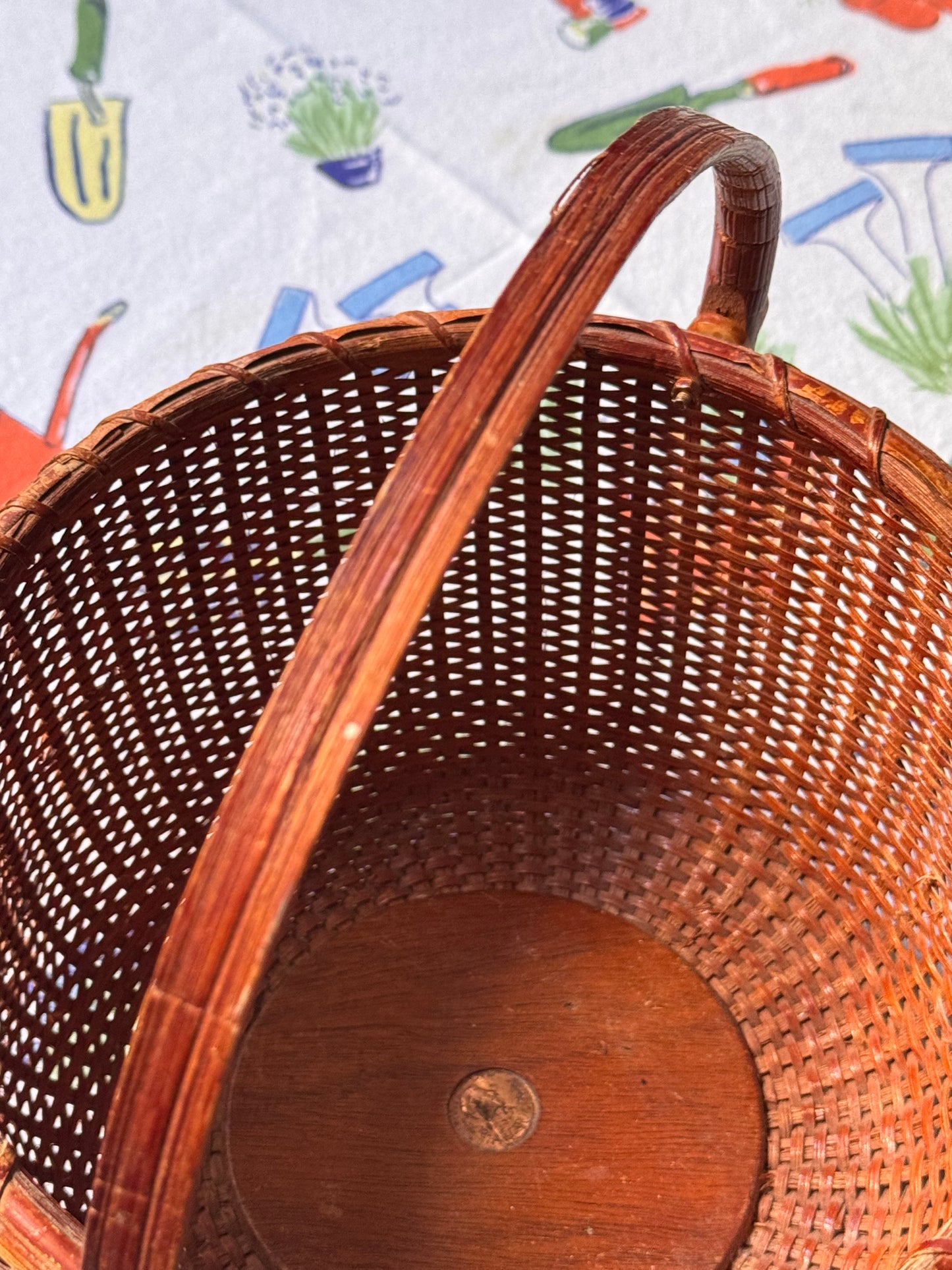 Dark Brown Nantucket Style Basket