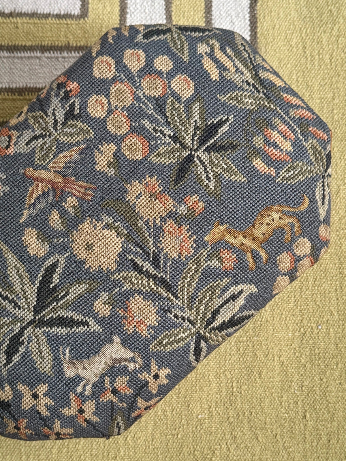 Needlepoint Footstool