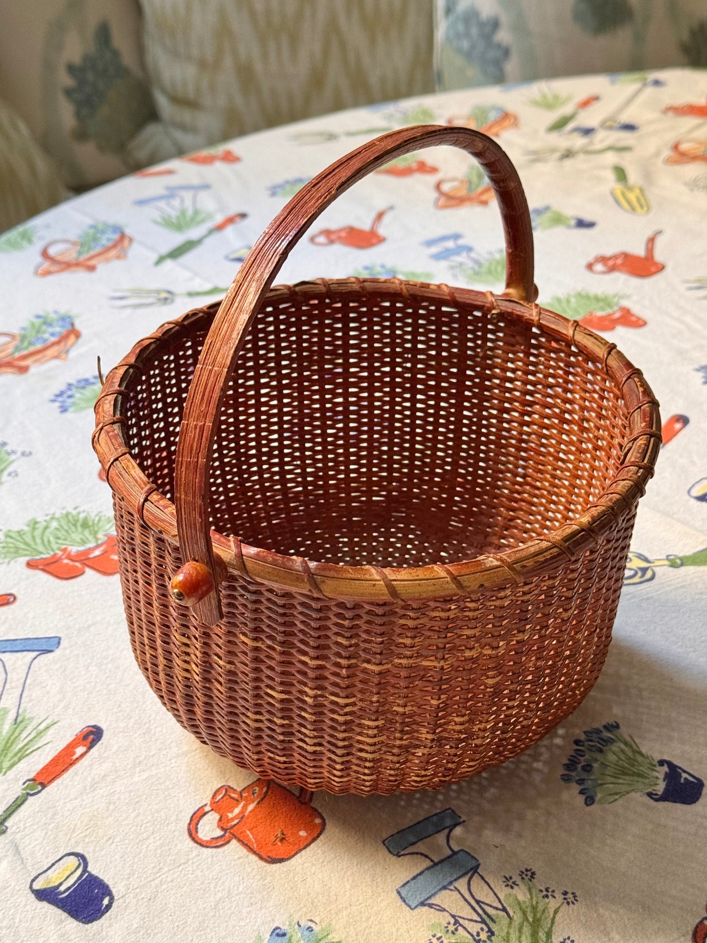 Dark Brown Nantucket Style Basket