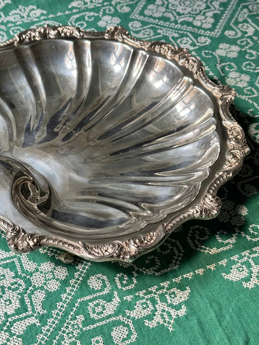Grand Footed Shell Platter