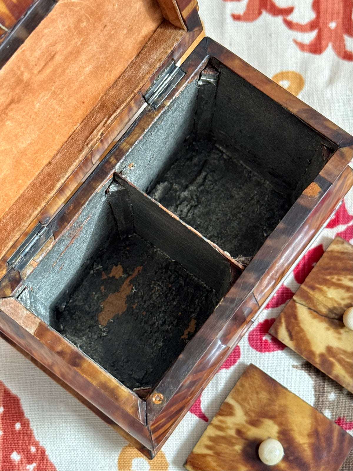 Antique English Tea Caddy