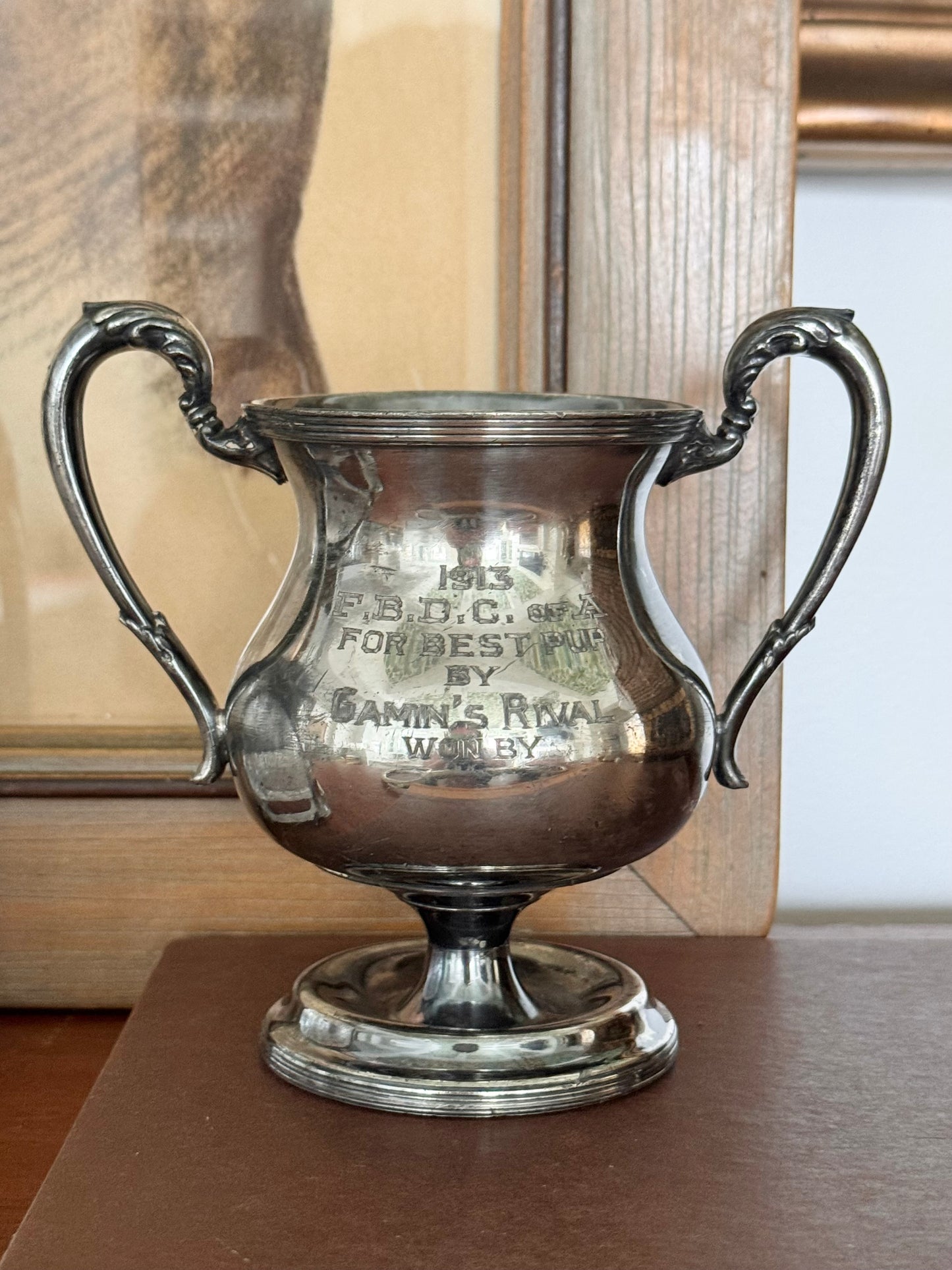 Antique “Best Pup” Trophy Cup