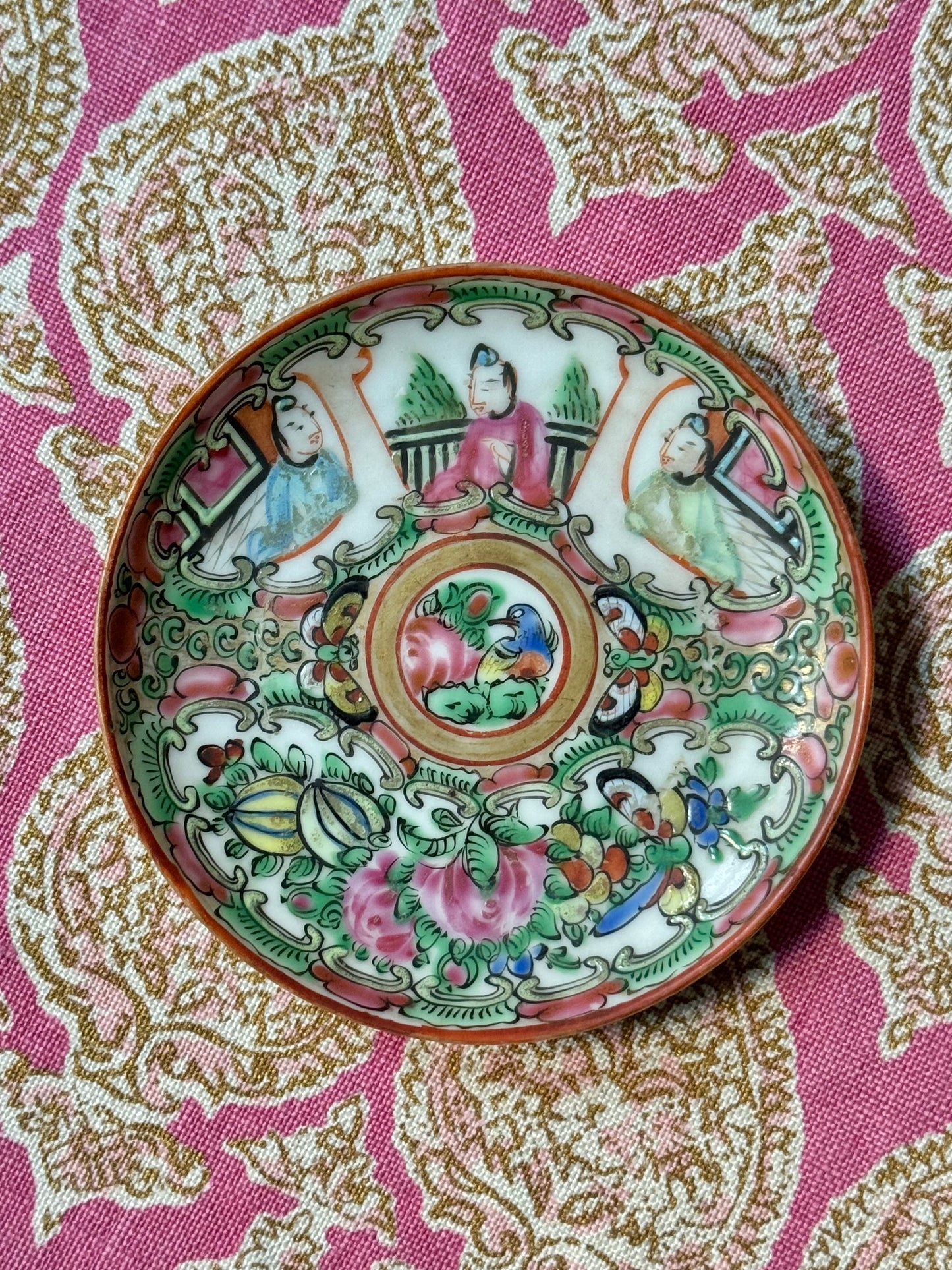 Rose Medallion Dish (3.75”)