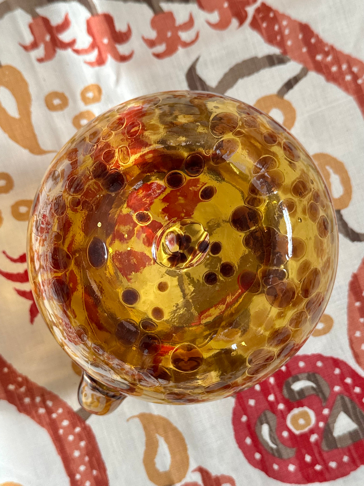 Handblown Glass Pitcher