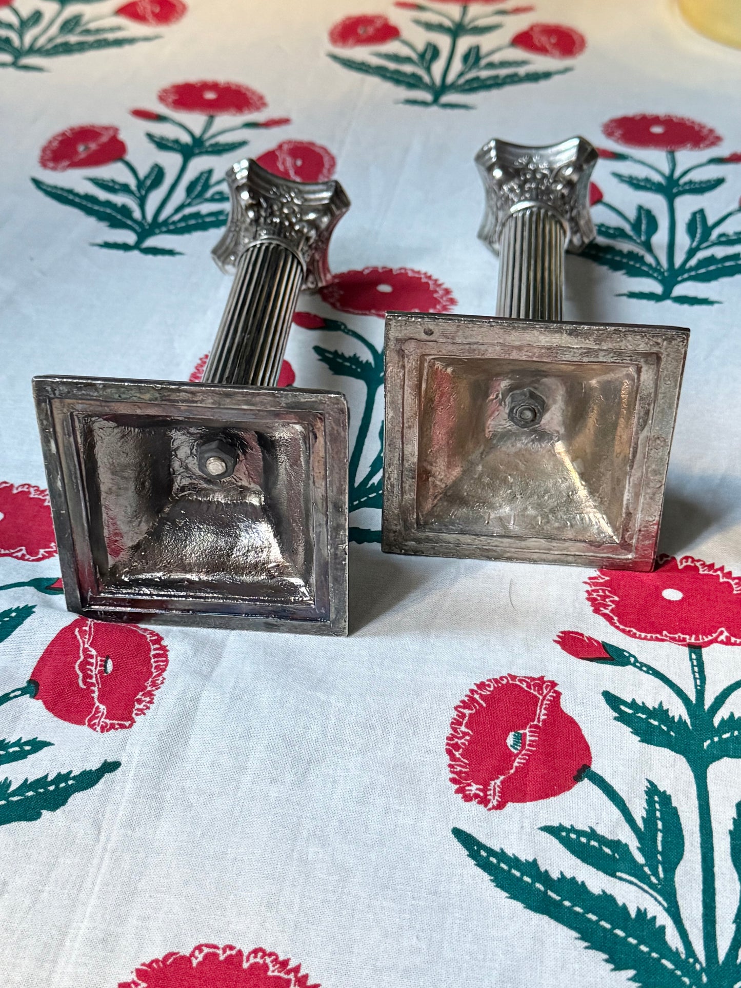 Corinthian Column Candlesticks