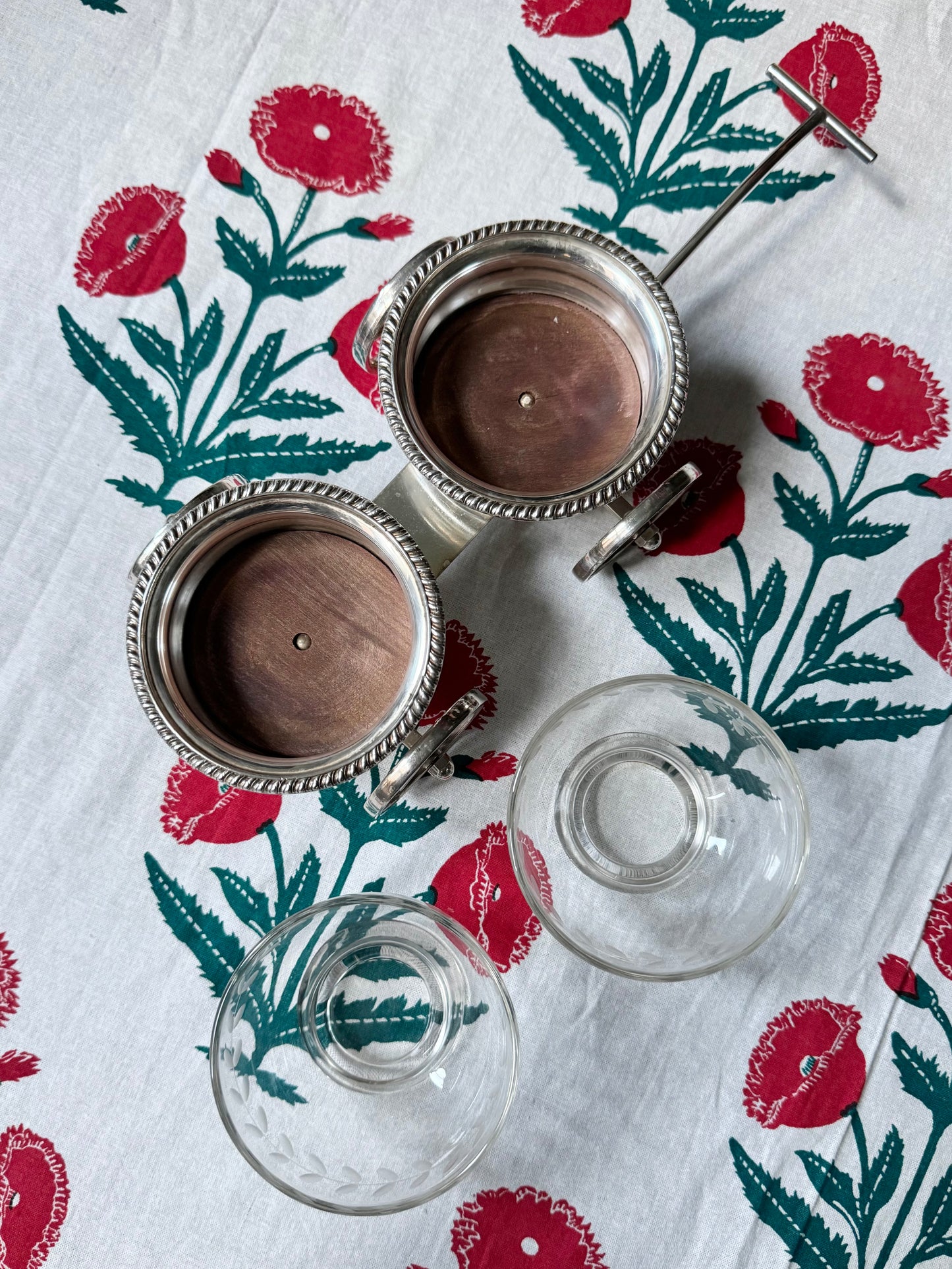 Rolling Condiment Cart