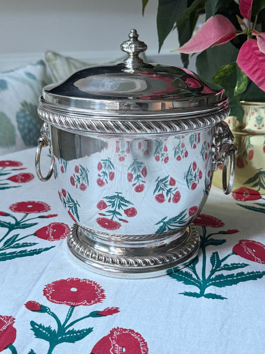 Lion’s Head Lidded Ice Bucket