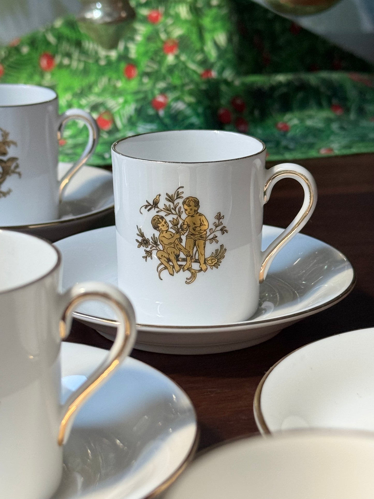 Set of 12 Royal Tuscan Zodiac Demitasse Cups