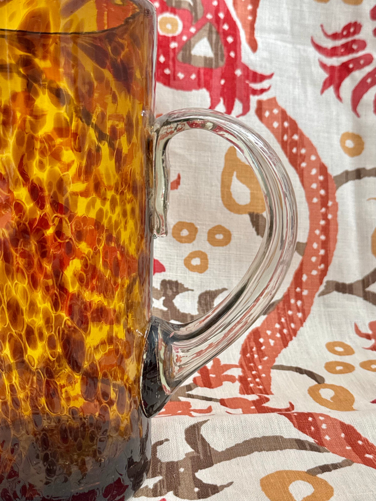 Handblown Glass Pitcher