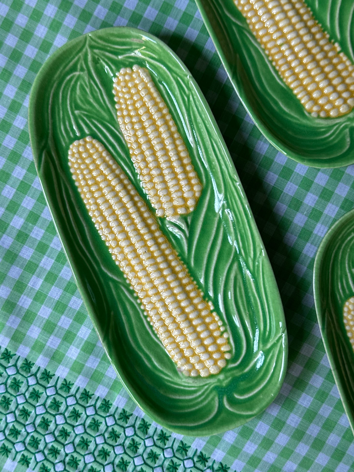 Midcentury Corn Plates