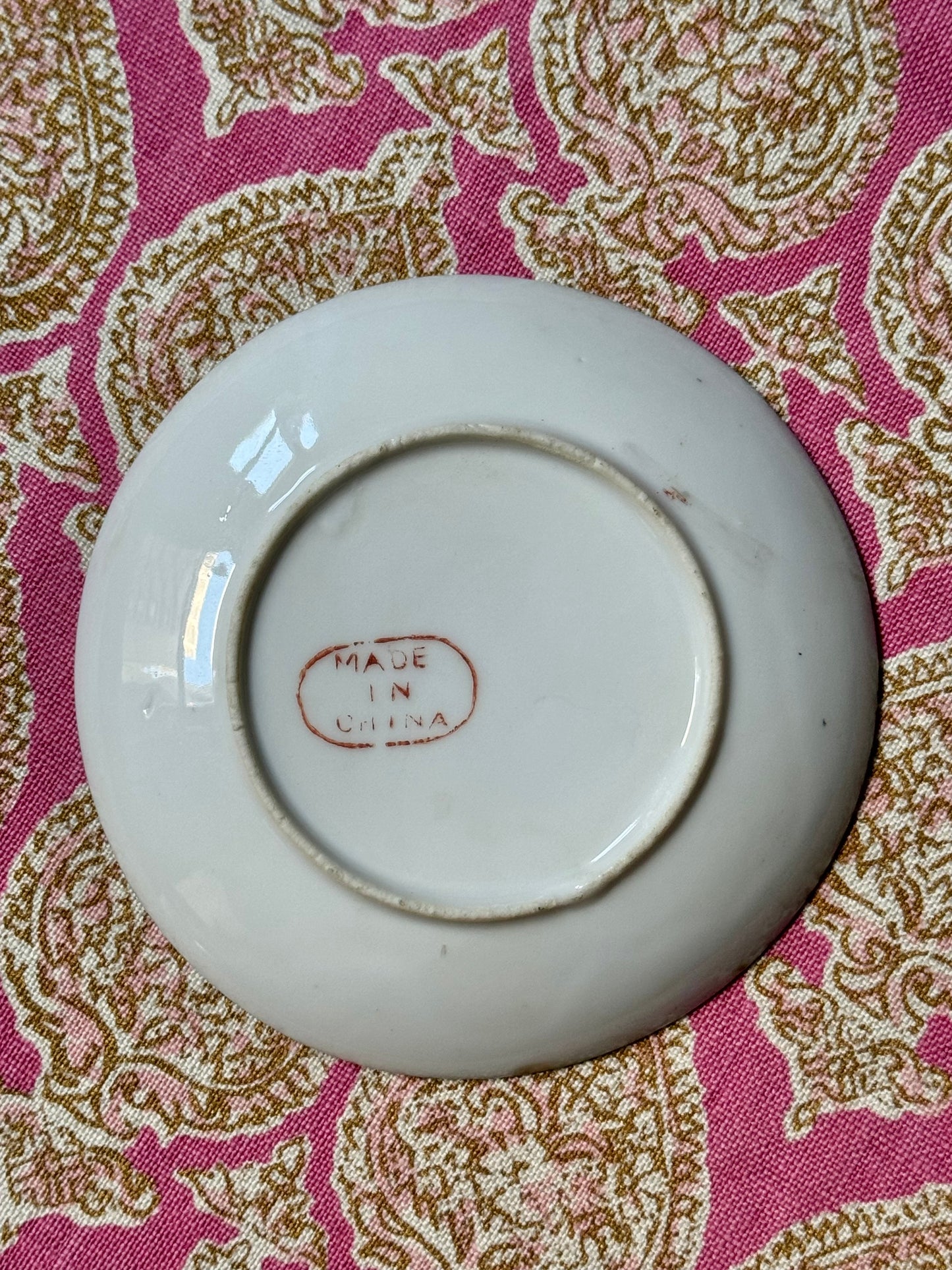 Rose Medallion Dish (4.25”)