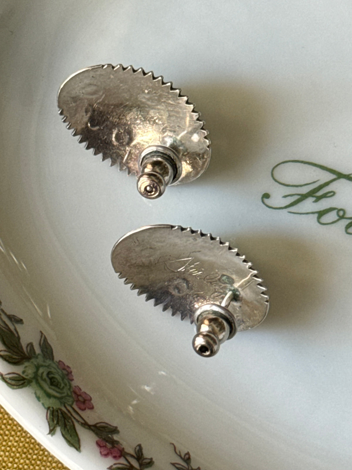 Turquoise Concho Earrings
