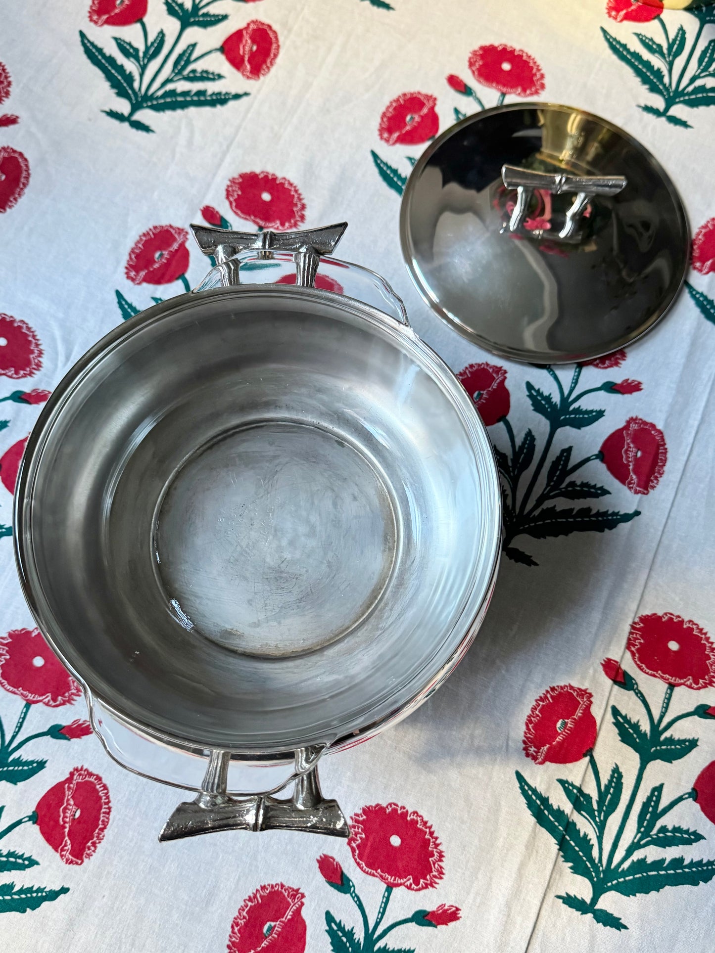 Faux Bamboo Chafing Dish