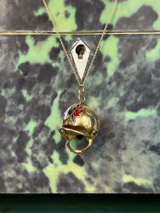Vintage Football Helmet Charm - Washington Commanders