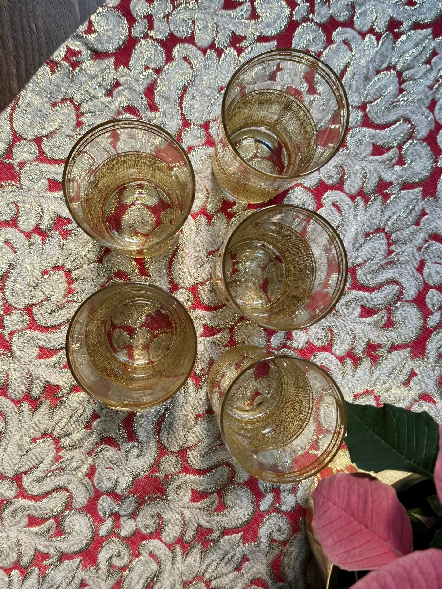 22K Gold Culver Highball Glasses (5)