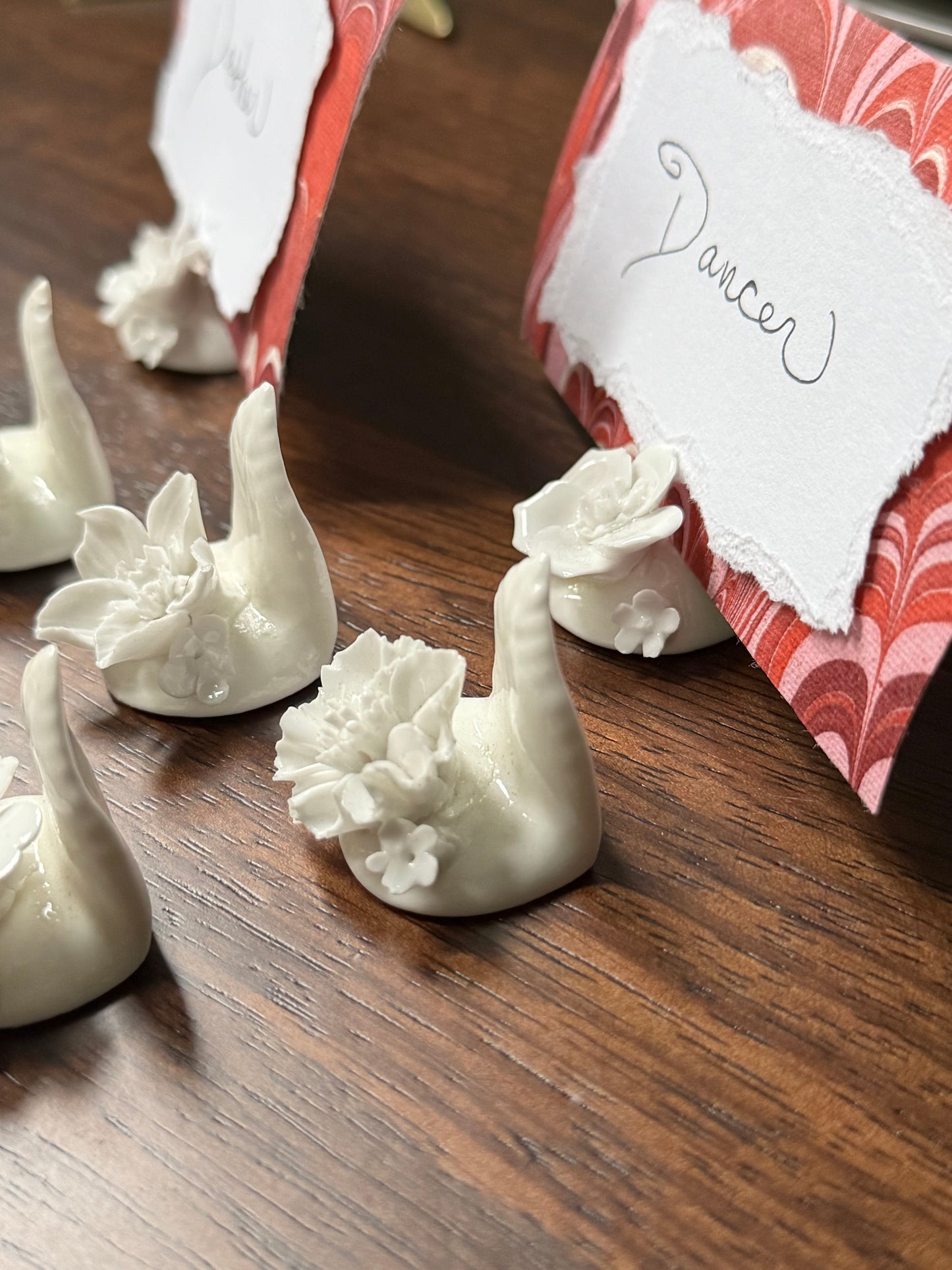 Porcelain Place Card Holders