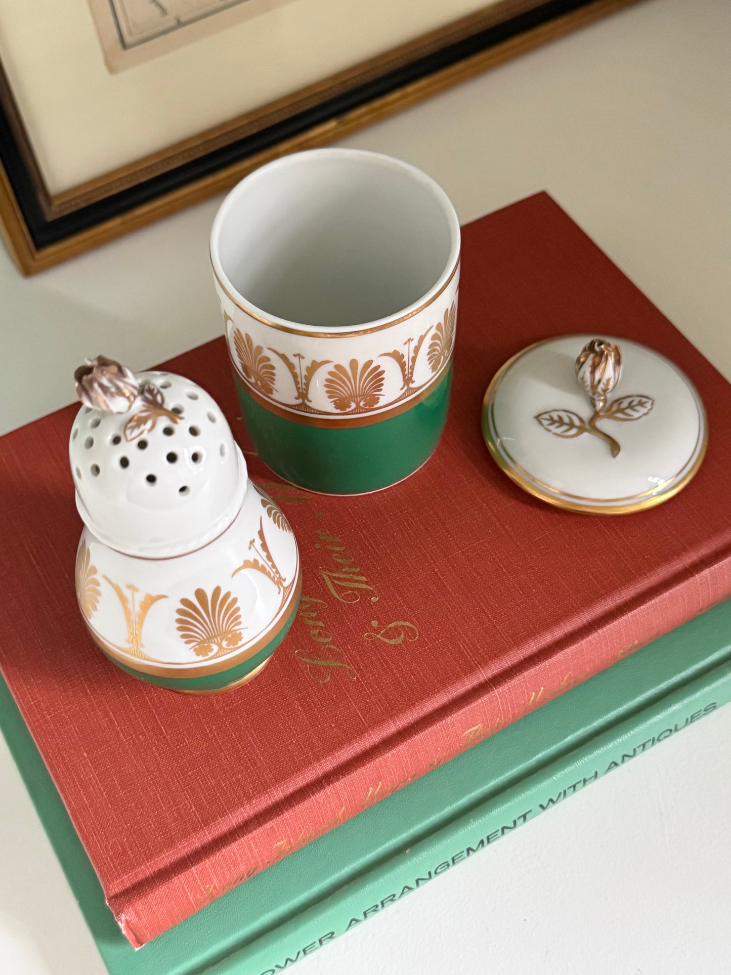 Ginori Green Pompei Set