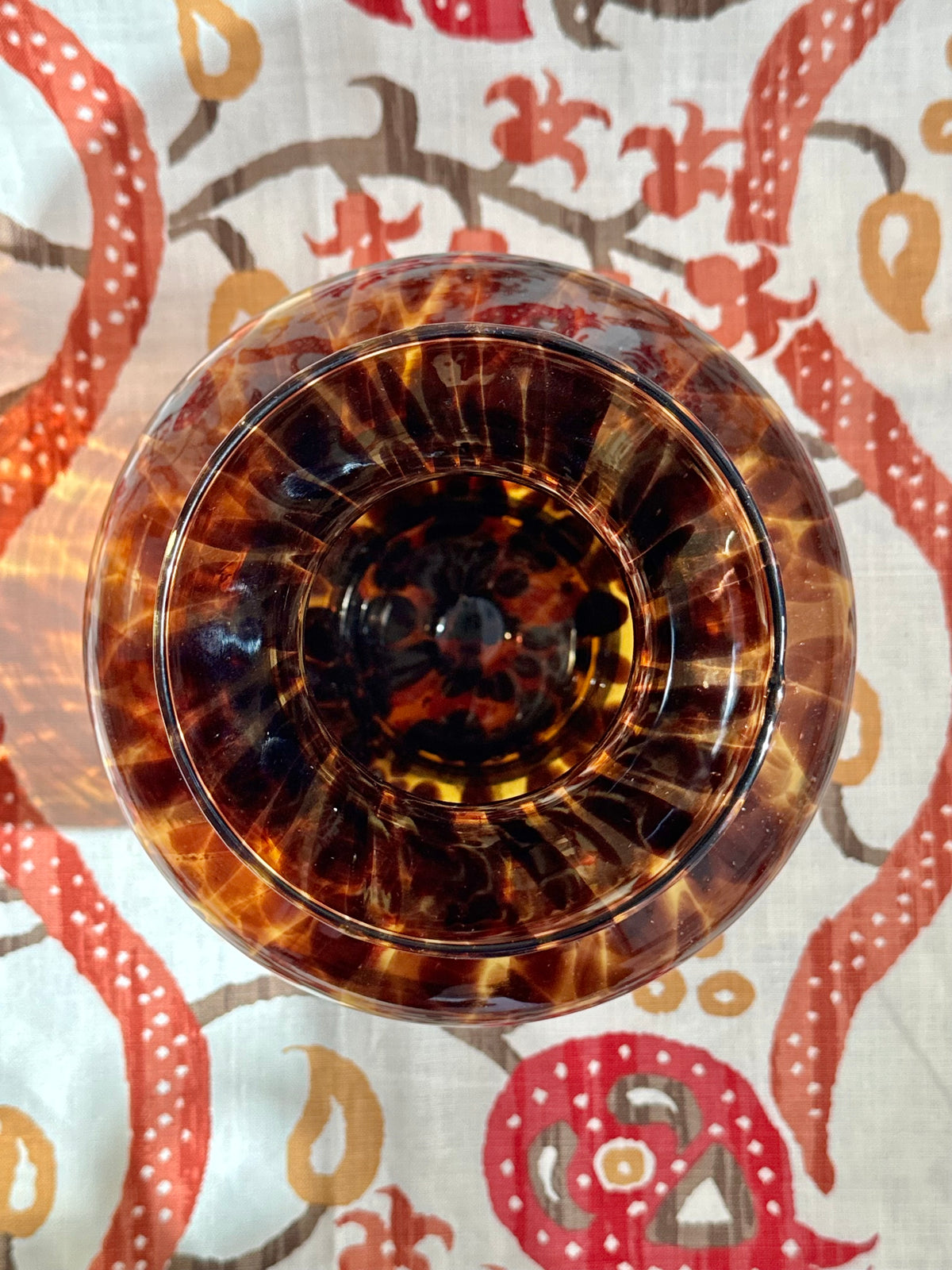 Large Tortoise Glass Vase
